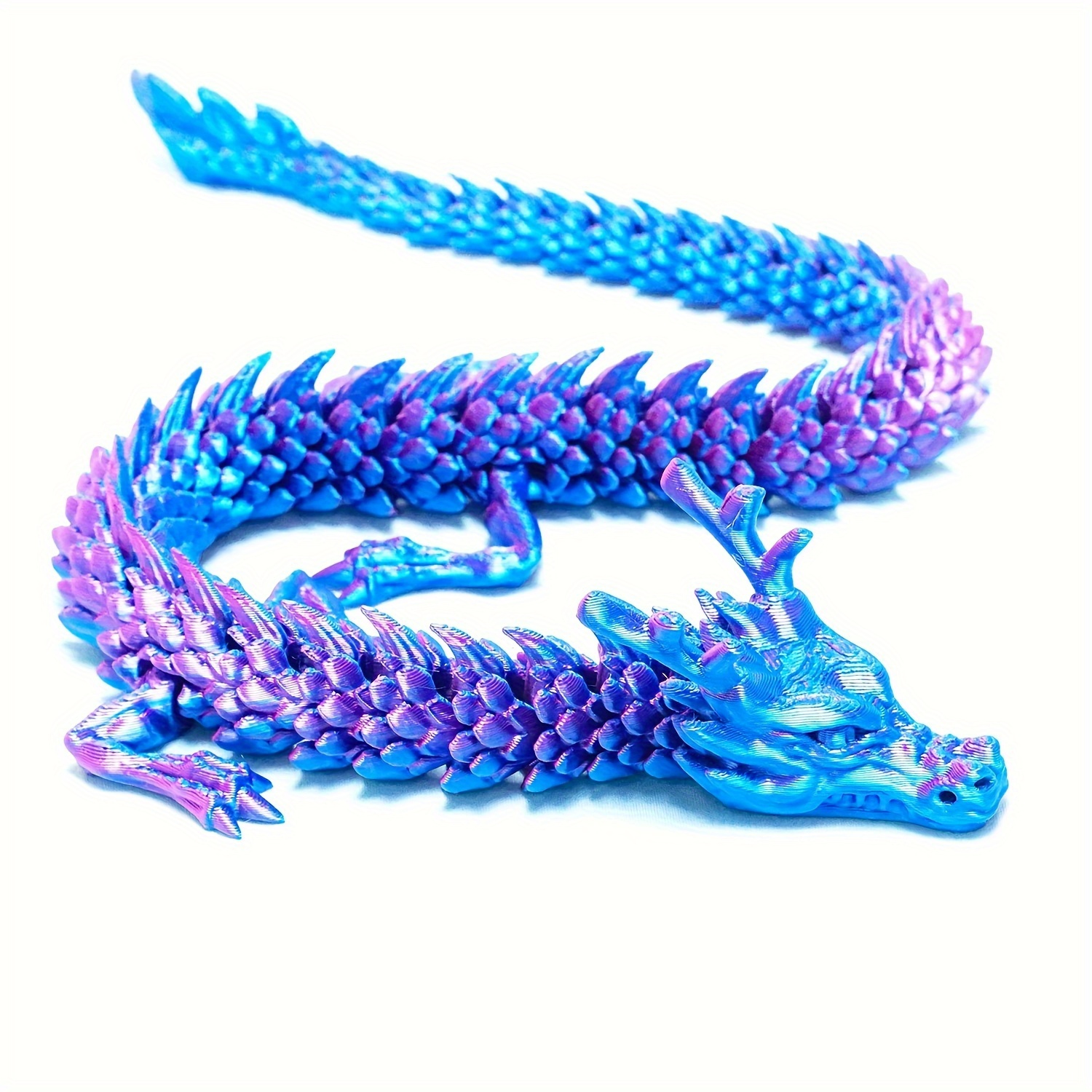 Chinese Dragon 3d Printing Model Movable Joints Handmade - Temu