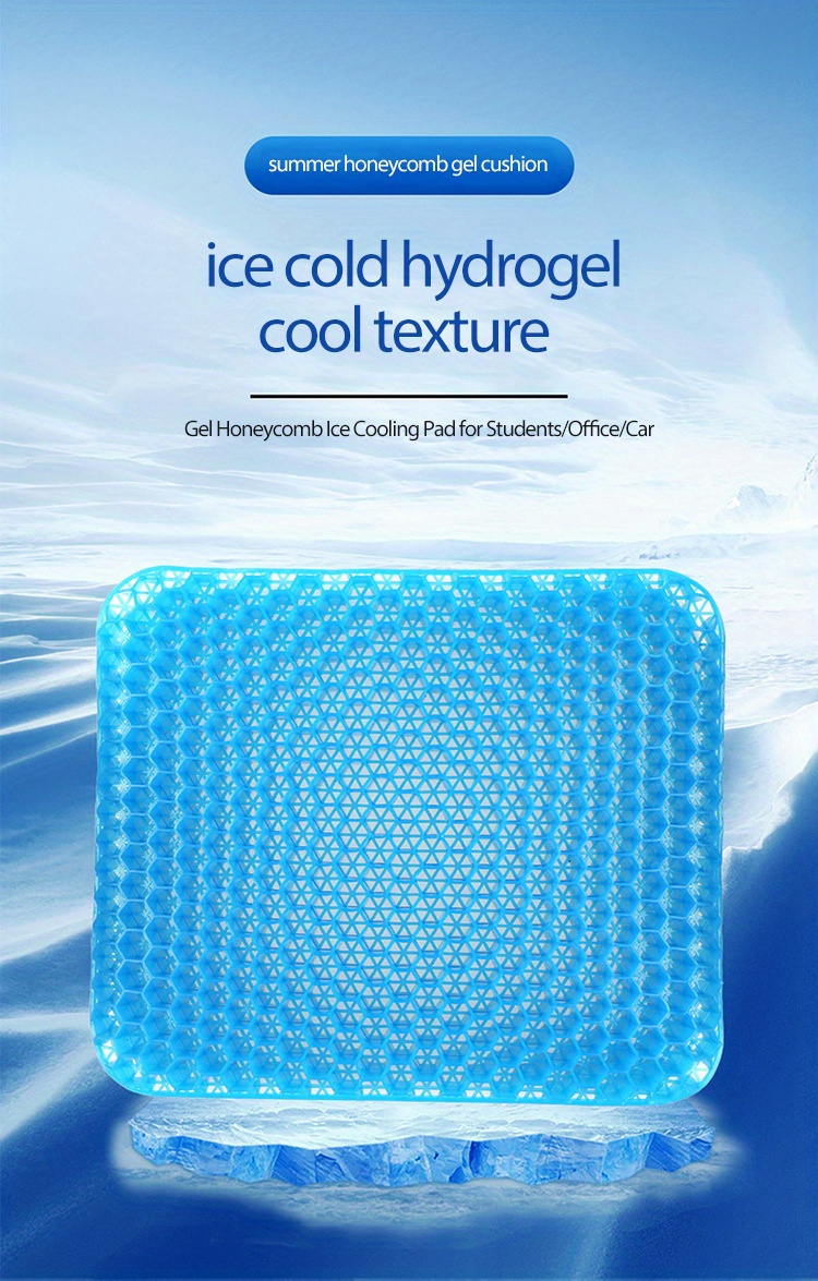 Cool Down Pressure and Relieve Back Pain Instantly with this Gel Seat  Cushion!
