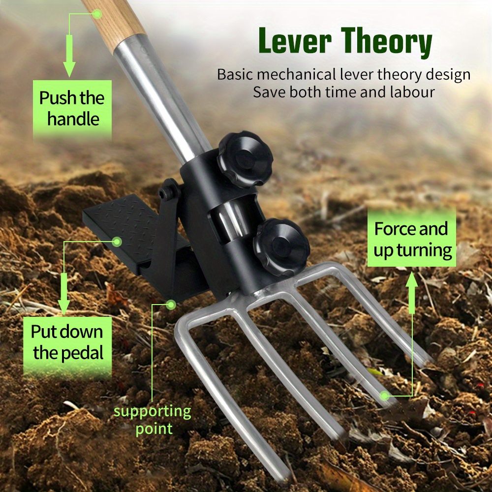 Garden Shovel Deep Digging Garden Fork/spade Labor Temu