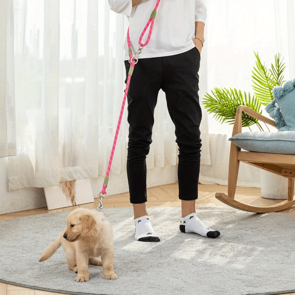 Multifunctional Hands Free Dog Leash Reflective Dog Rope Temu