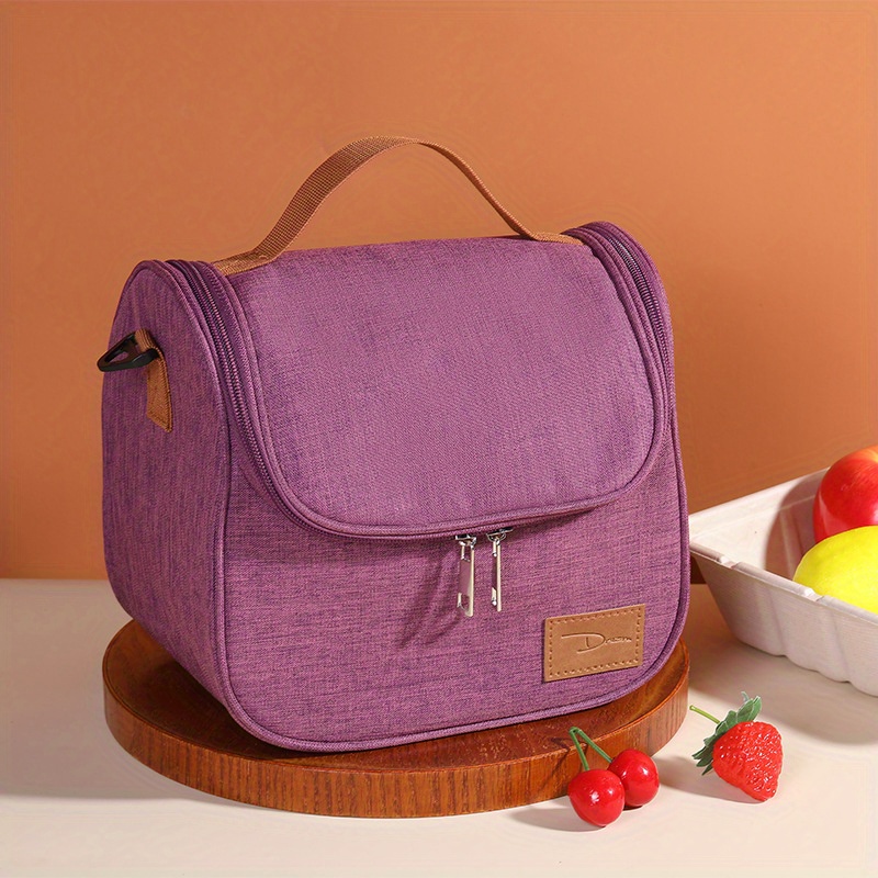 Aluminum Foil Bento Bag Shoulder Straps Ice Pack Temu United Kingdom