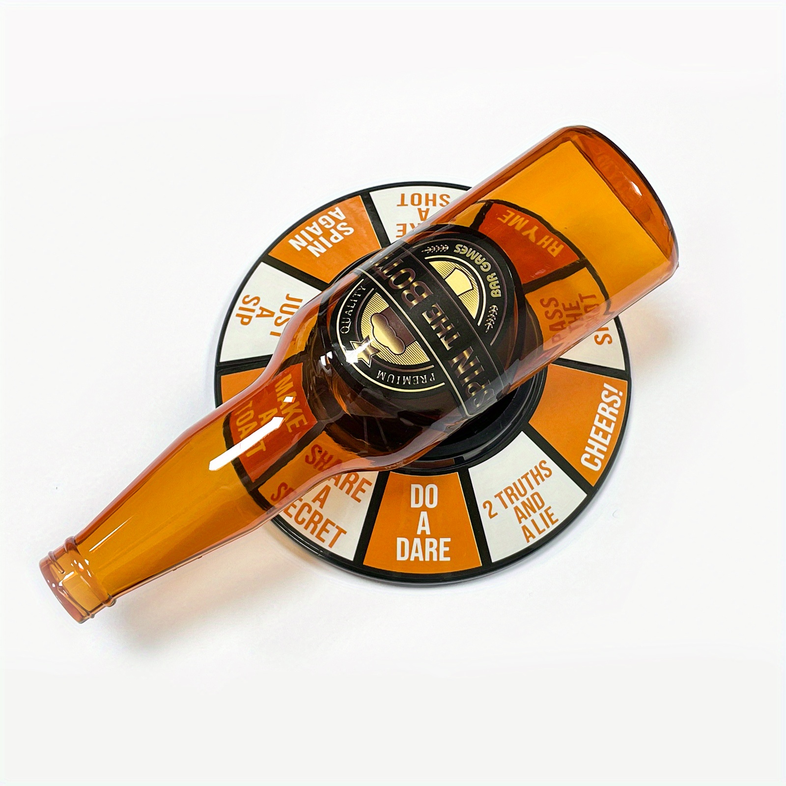 Fairly Odd Novelties Spin The Bottle Shot Spinning Shot Glass Drinking  Novelty Game
