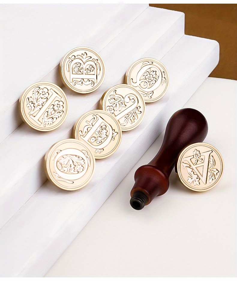 Letter Lz Wax Seal Stamp Vintage Retro Temu