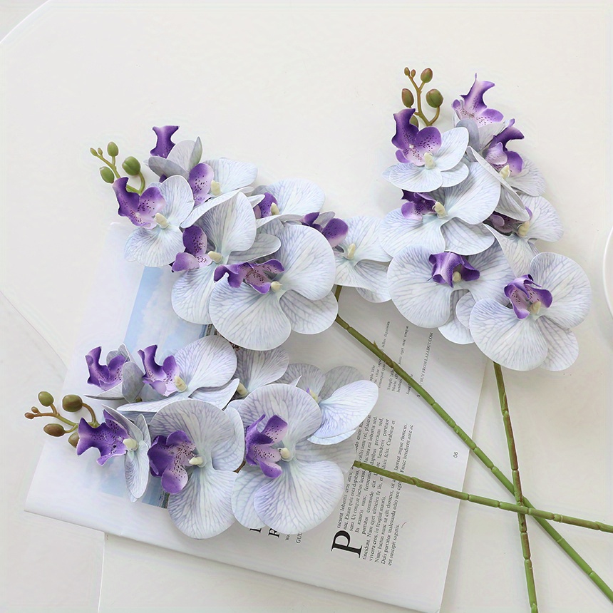 3pcs Rami Fiori Artificiali Phalaenopsis, 7 Grandi Fioriture 23,62 Pollici Fiori  Orchidee Finte Tocco Reale Decorazione Nozze Dellhome Office, Migliori  Offerte Giornaliere Oggi