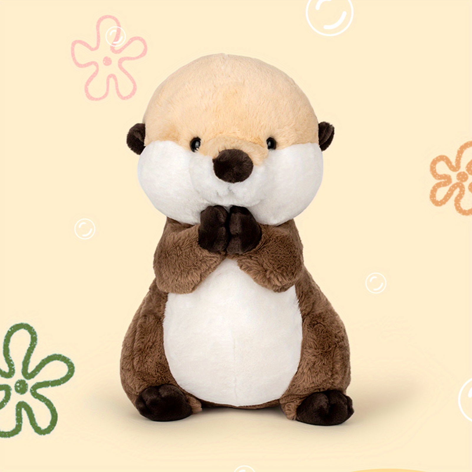 Nutria Kawaii Juguetes Peluche Nutria Marina Suave Animales - Temu