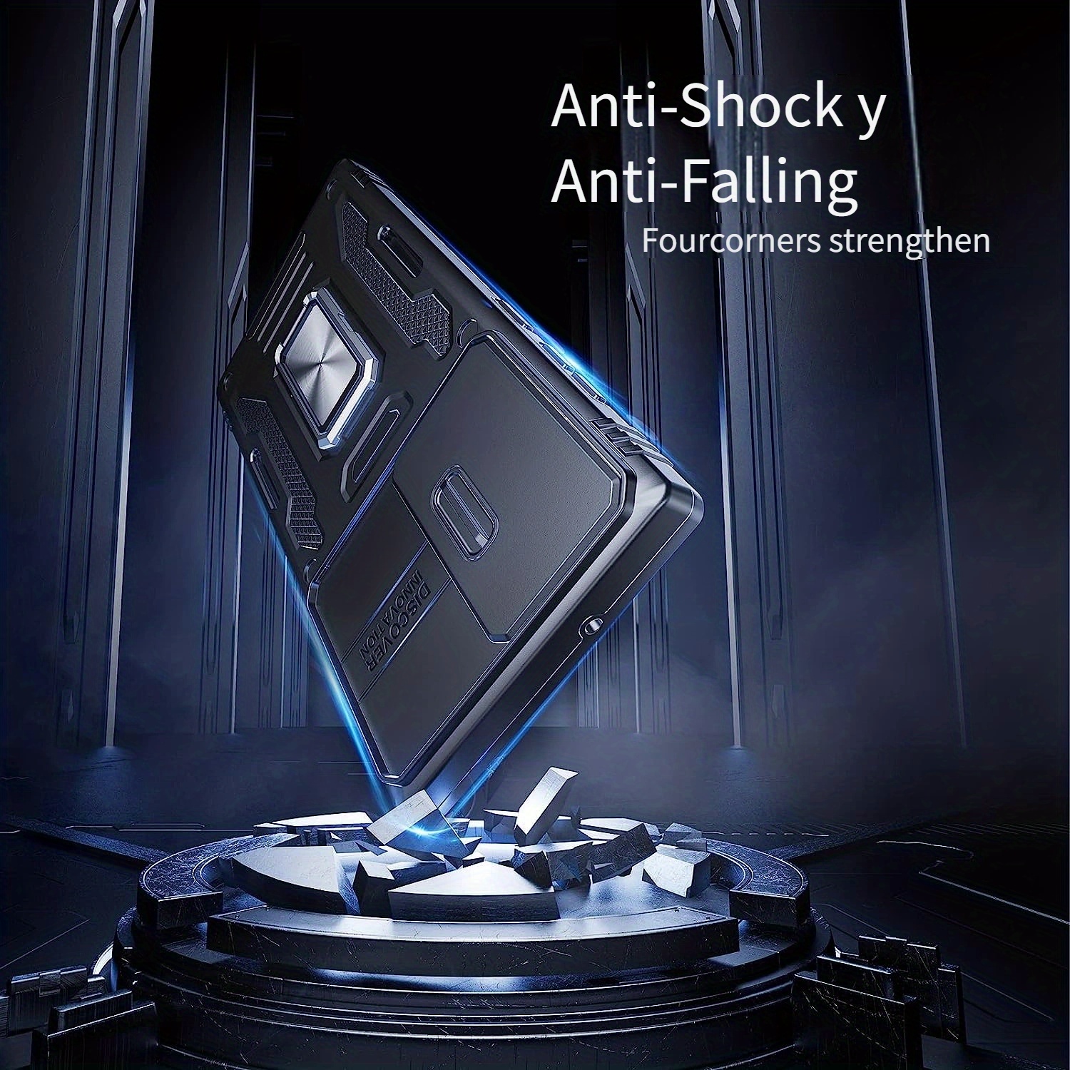 FITO Funda para Samsung Galaxy S23 Ultra, doble capa a prueba de golpes  resistente para Samsung S23 Ultra con soporte incorporado (azul)