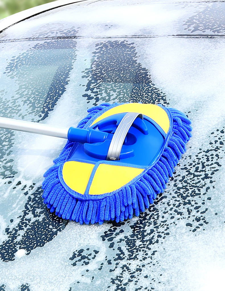 Ultimate Car Cleaning Kit: Microfiber Brush Mop Mitt Sponge - Temu