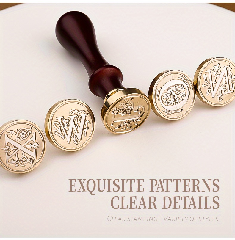 Letter Lz Wax Seal Stamp Vintage Retro Temu