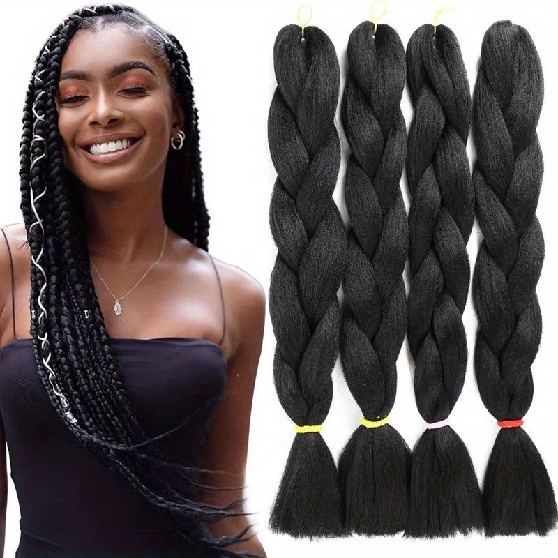 Synthetic Jumbo Braid Extension 100g Ombre Straight Braiding Hair Bundle  Pre Stretched Hair For Black Women Braid (73#) : : Beauty &  Personal Care