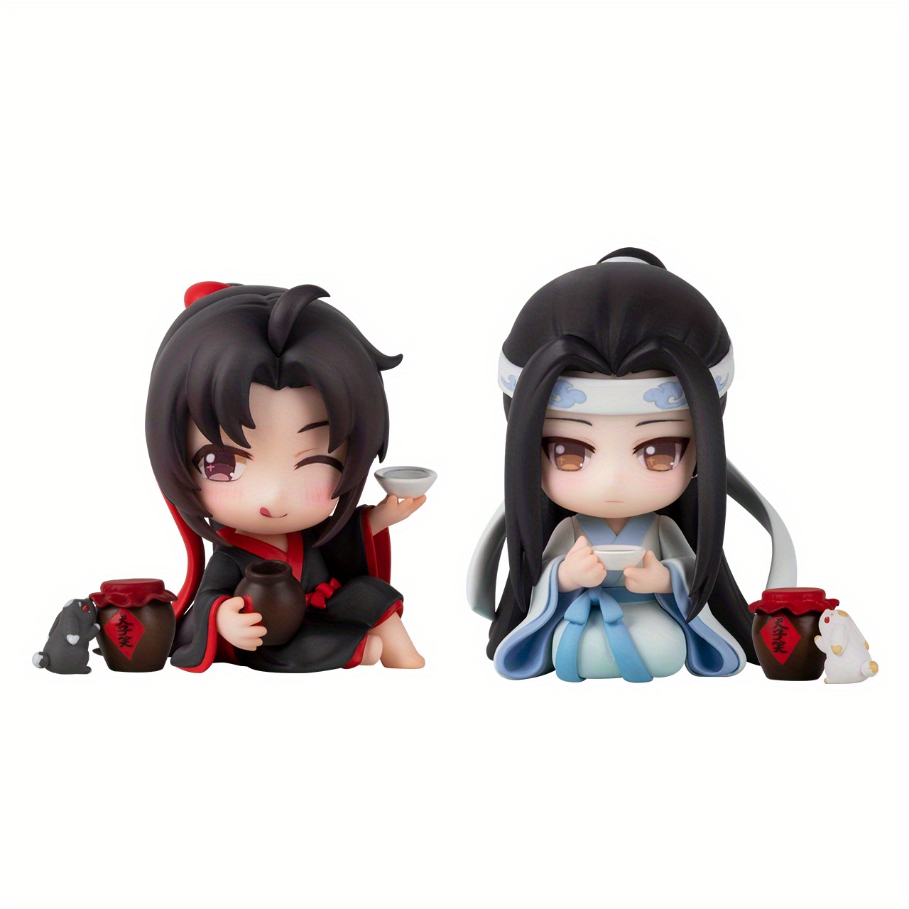 Cartoon Anime Acrylic Wei Wuxian Decoration Toys Lan WangJi two