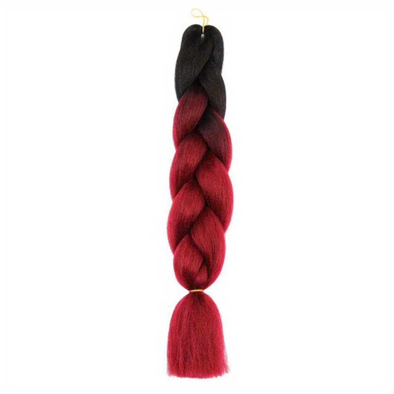 Jumbo Braid Synthetic Braiding Hair Ombre Jumbo Hair - Temu