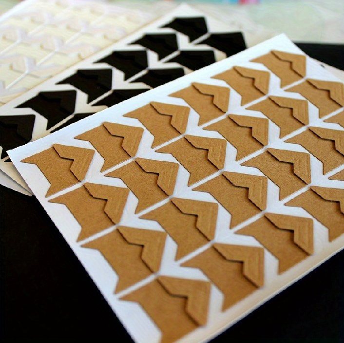 240 Autocollants Coins Photo Dorés - Pour Albums, Scrapbooking & DIY - Fixation Facile Sans Abîmer Les Photos