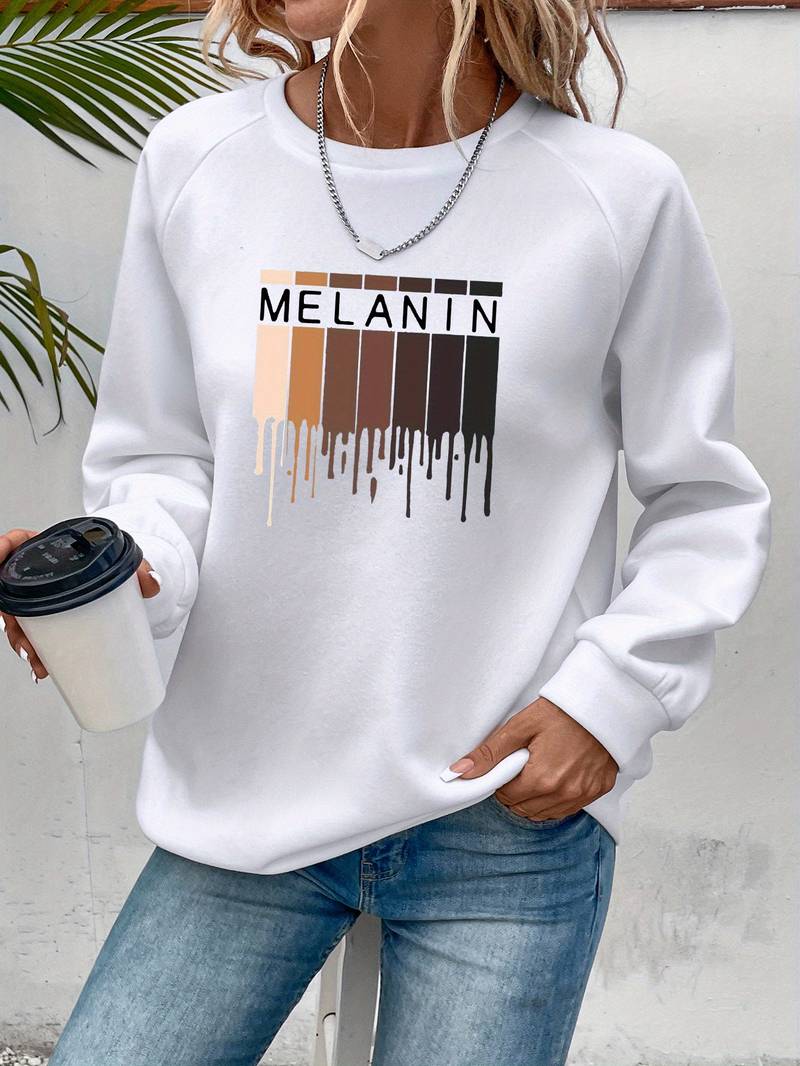GORGLITTER Men's Graphic Print Crewneck Sweatshirt Long Sleeve Casual