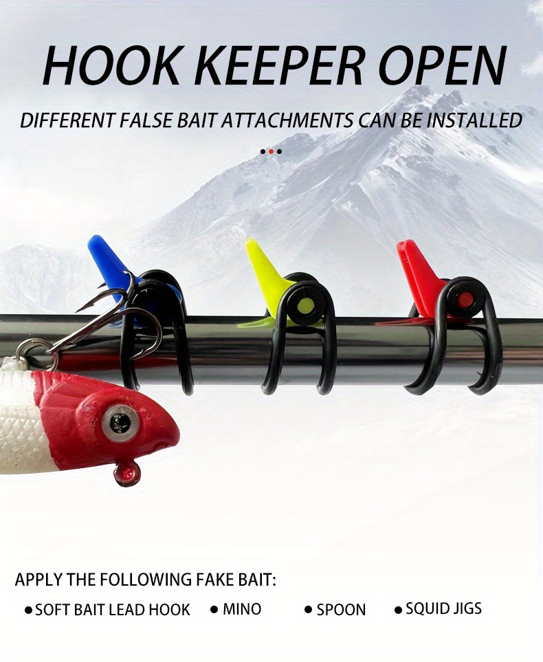 Fishing Rod Pole Hook Keeper Lure Bait Holder Jig Hooks - Temu