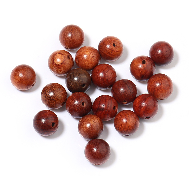 100pcs 6-12mm Natural Color Round Wood Beads, Jewelry Making Wooden Loose  Bead For DIY Necklace Bracelet