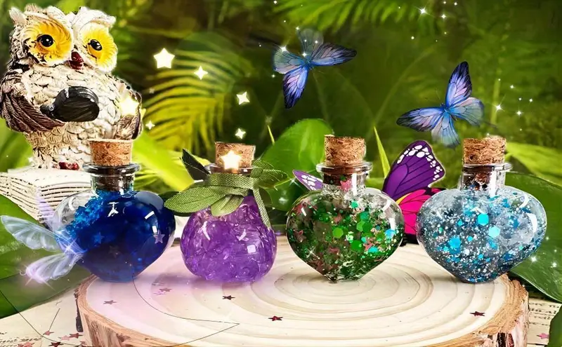 Kits de potions de fées pour enfants, kit de potions de poussière magique  cadeau artisanat jouets potion magique 689791835604