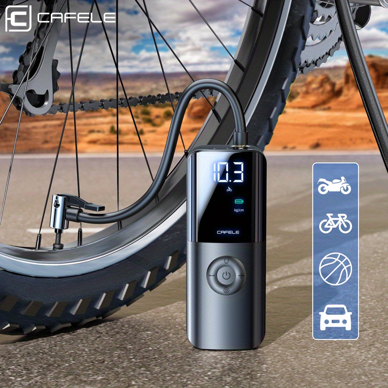 Cafele Wireless Tire Inflator Portable Car Tire Air Compressor Portable  Battery Powered 150psi Air Pump Inflator Cars Motorcycles Bicycles Balls, Shop Temu Start Saving