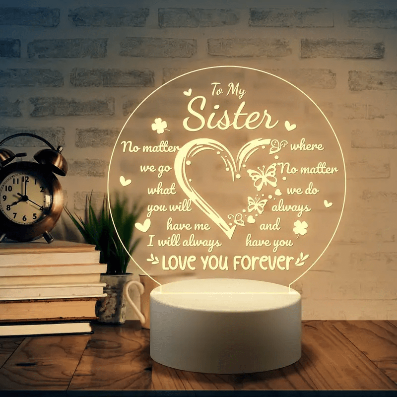 Elder Sister Nightlight Gift Elder Sister Elder Sister - Temu