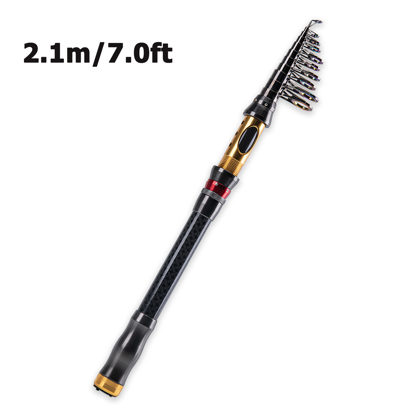 Portable Telescopic Fishing Rod Collapsible Trolling Fishing