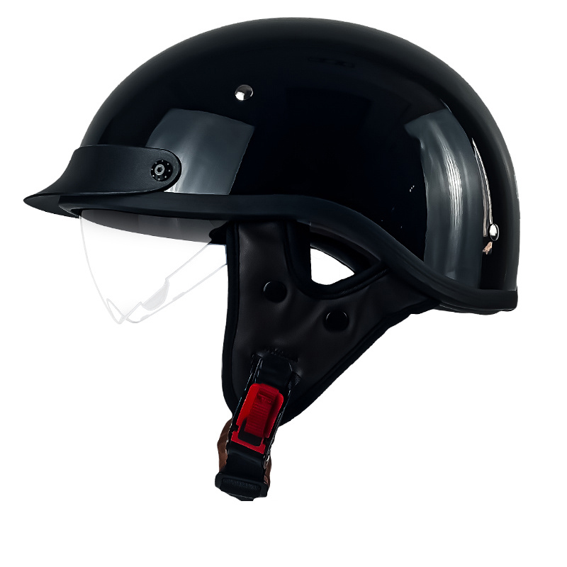 Casco Moto Retro Aprobado Dot, Estilo Alemán Vintage, Gafas, Casco Moto  Capacete Moto Scooter Casque, Mejor Regalo, Regalo Navidad, Compra En Temu  Empieza Ahorrar