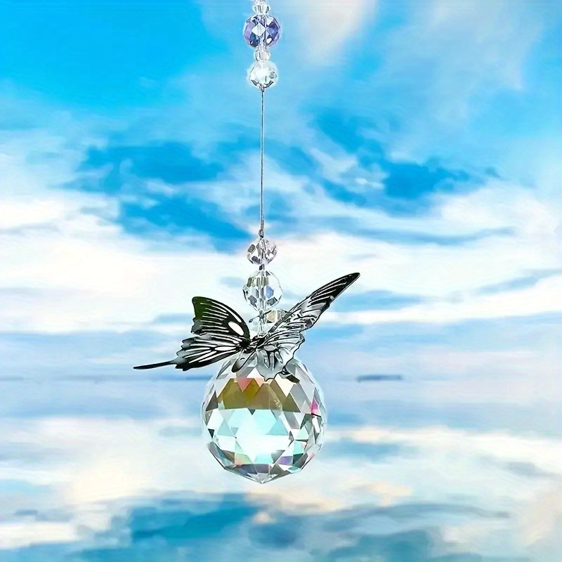 Image of 1pc Garden Suncatcher For Window, Crystal , Chandelier Pendant For Home Decor, , Gift For Girl, Wedding, Thanksgiving