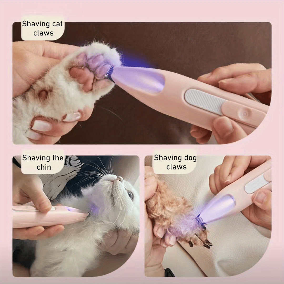 Pet Paw Clipper Electric Pet Clippers Cats Dog Foot Hair Temu