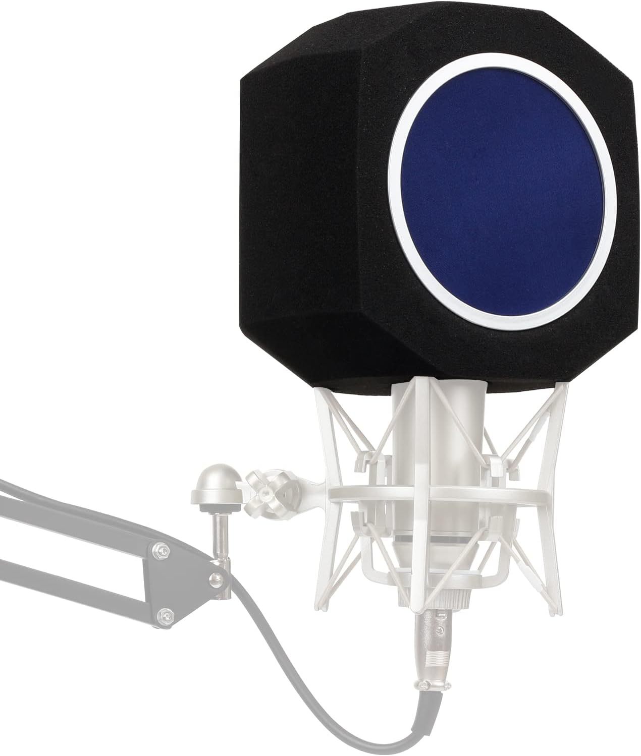 Bouclier d'isolation de microphone Filtre anti- micro Structure stable