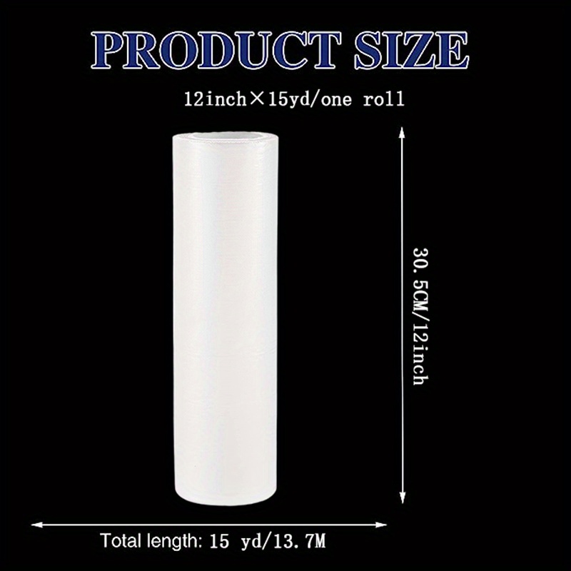 30 Yards Water Soluble Stabilizer Embroidery Stabilizer and Topping DIY  Fabric Transfer Paper for Cross Stitch