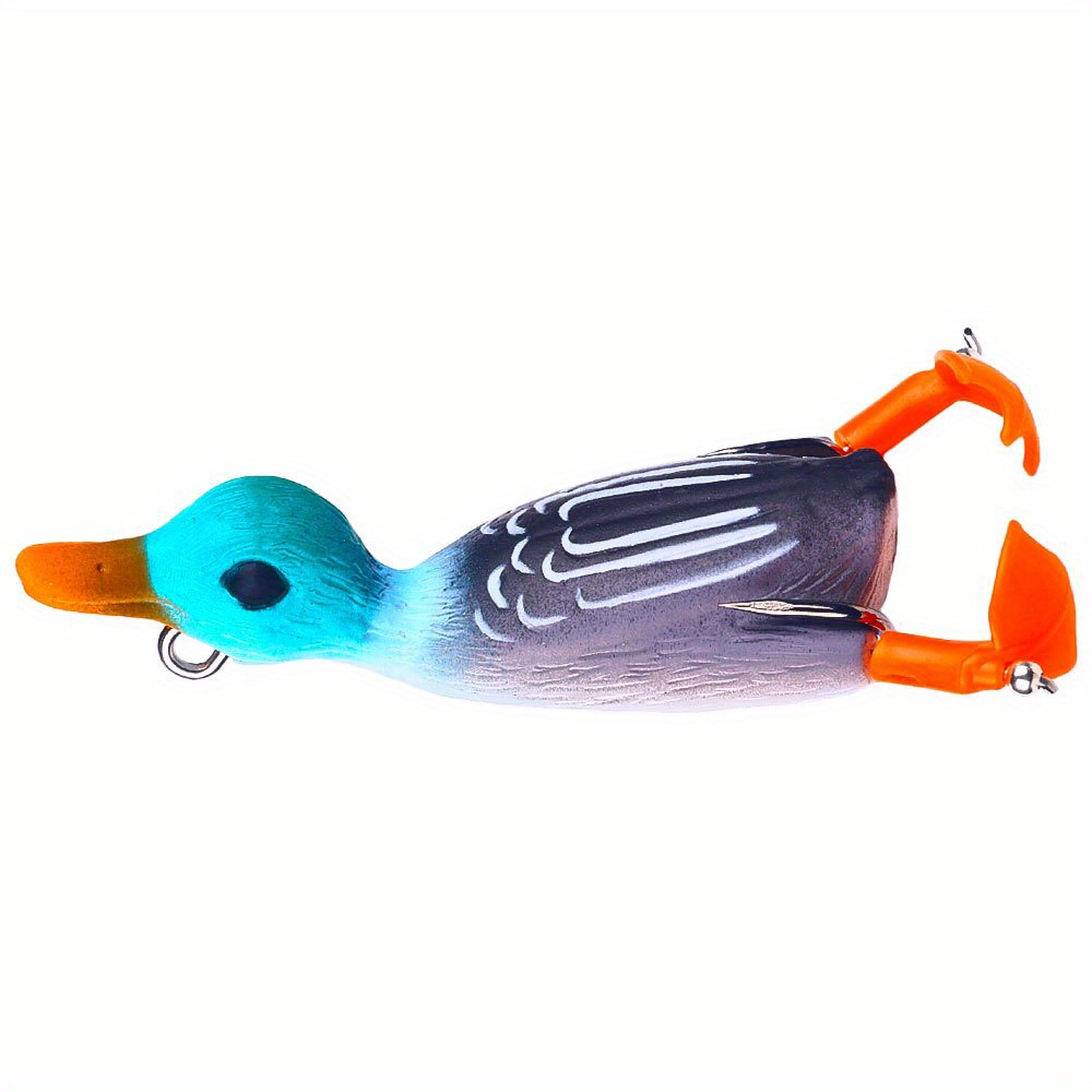 Bass Frog Duck Wobblers Topwater Silicone Fishing Lures - Temu