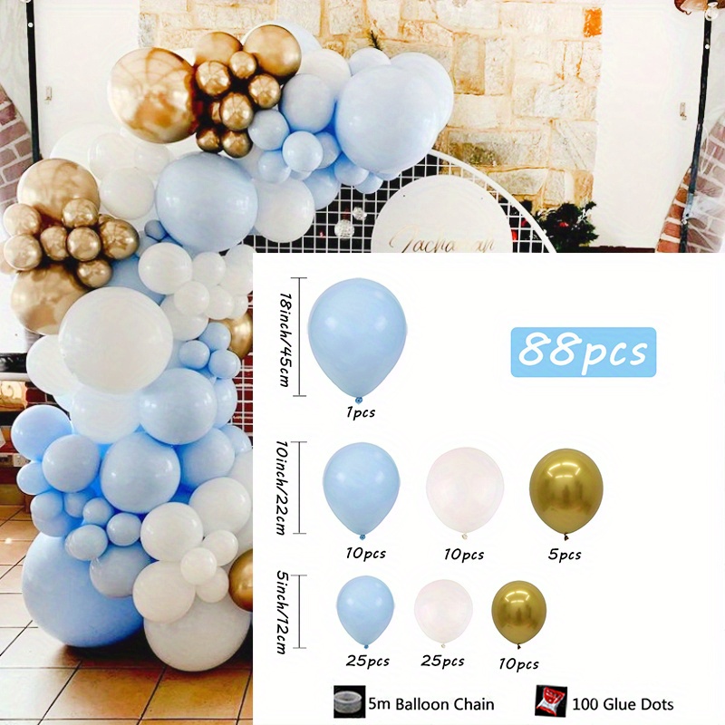 Baby Gender Reveal Forniture Feste Palloncino Arco Ghirlanda Kit