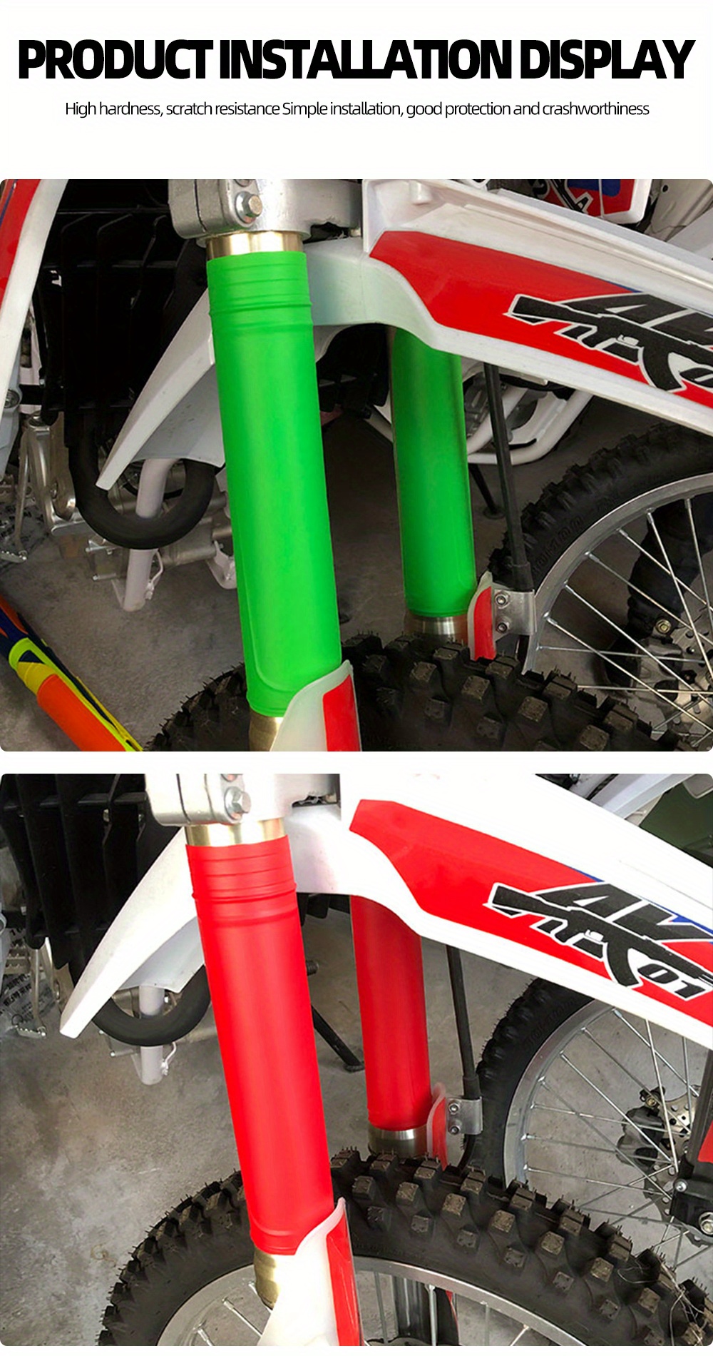 Mountain bike best sale fork dust cover