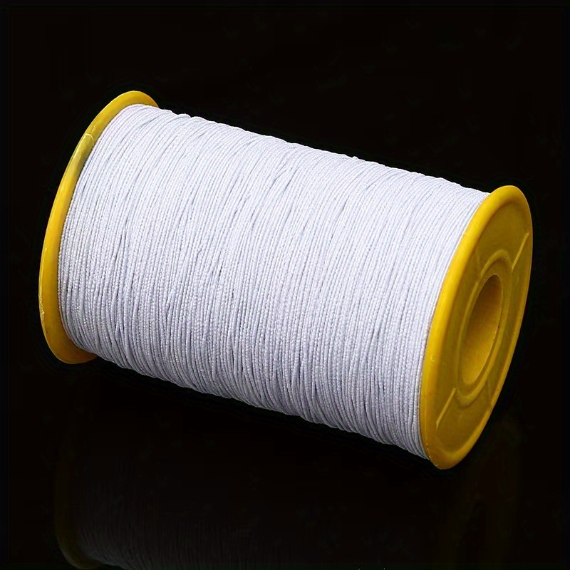  Elastic Thread for Sewing, 0.5mm Thin Black/Wihte