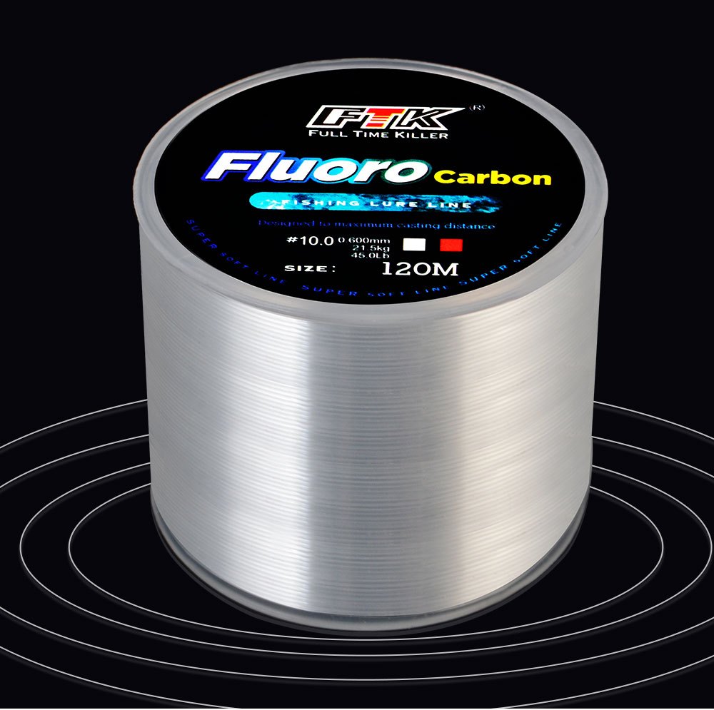 Generic Ftk Fishing Line 300m Invisible Speckle Carp Fluorocarbon Nylon Line  0.20-0.50mm 4.lb-34.32lb Super Strong Spotted Sinking Line