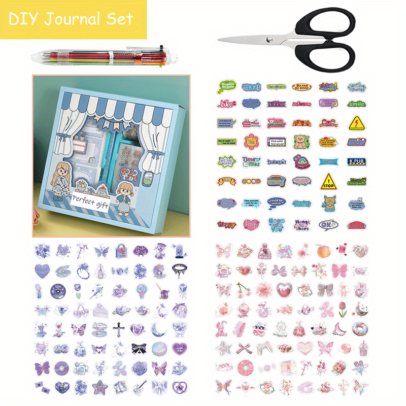 DIY Journal Kit for Girls Birthday Gifts 8-14 Year Old Girl Teen