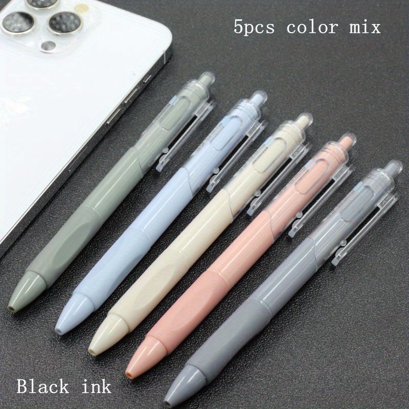 Morandi Color Gel Pens With Black Refills Add A Pop Of Color - Temu Germany