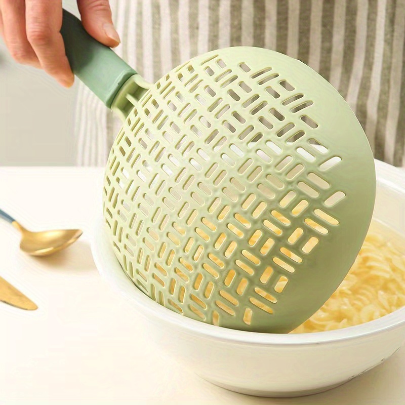 Kitchen Household Large Colander Cream Wind Net Red Drain Temu New