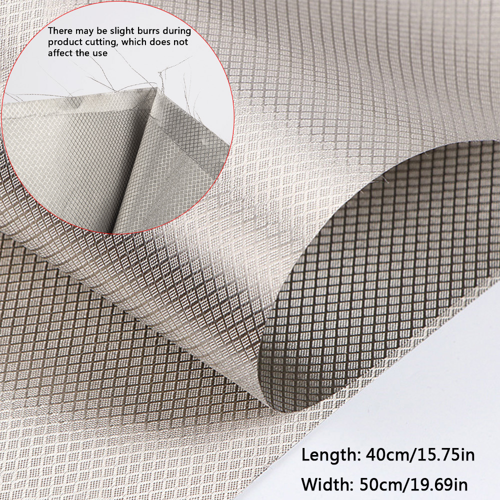 EMF EMI RFID Blocking Cloth Radiation Protection Silver Fiber Conductive  Fabric