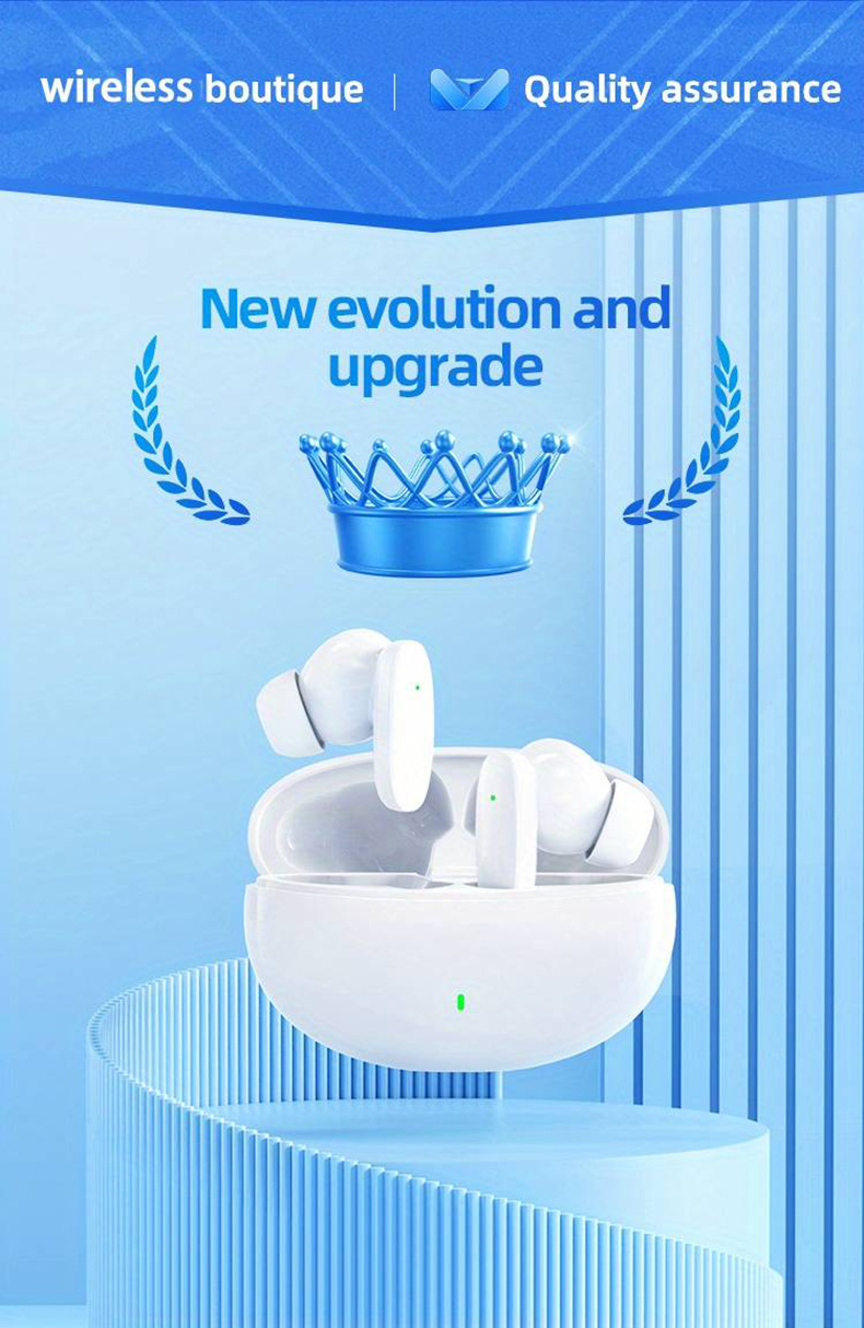 Wireless Earbuds - White