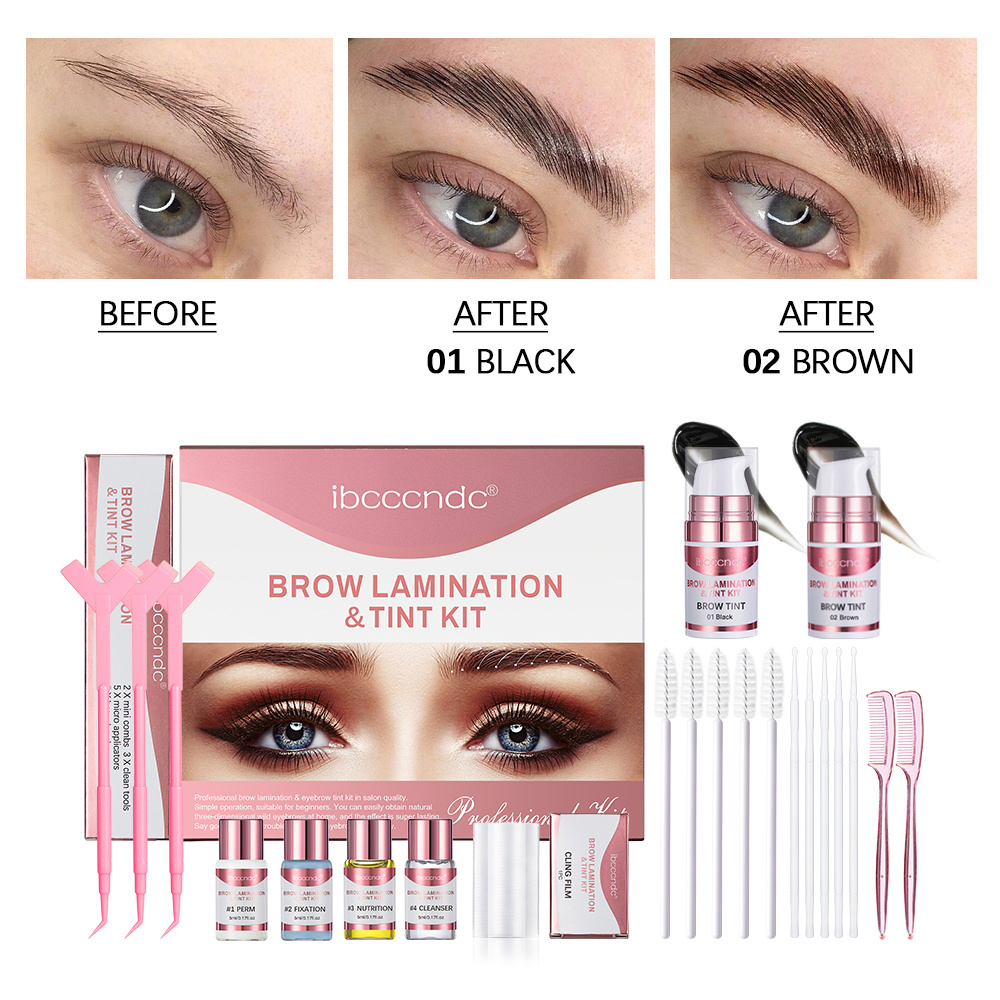 Eyebrow Lamination Tint Kit Complete Tools Easy Applying - Temu