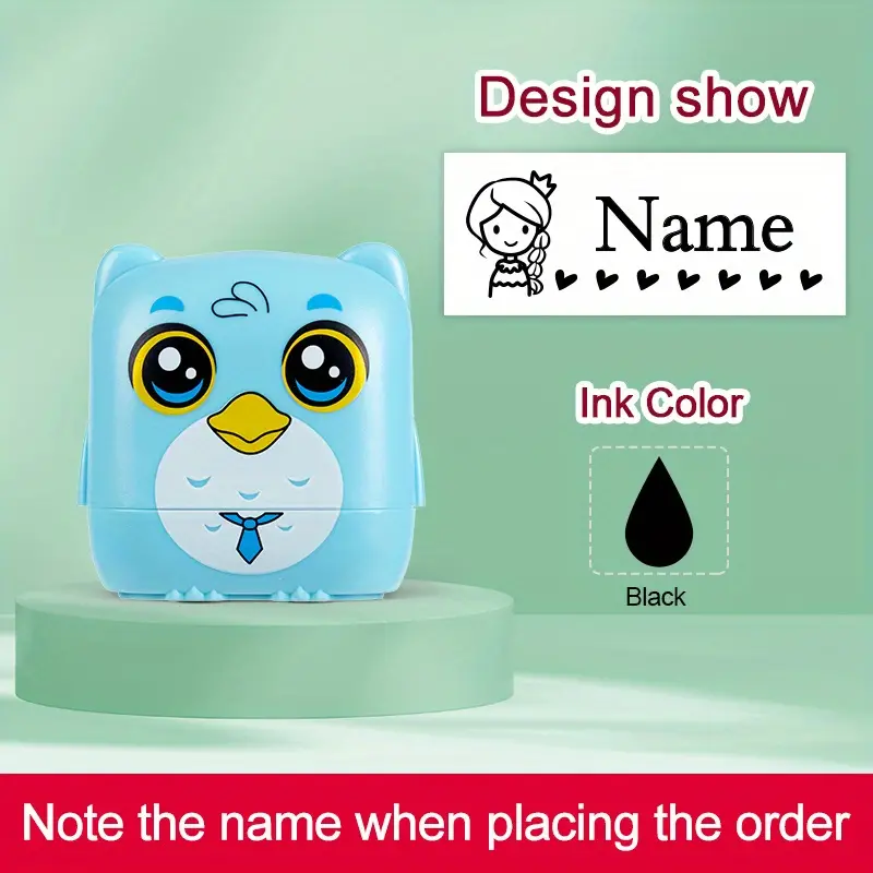 Clothing Name Stamp Custom School Uniform Name Word - Temu