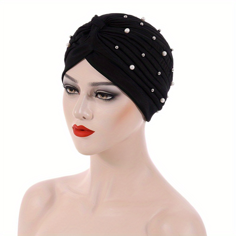 Forehead Cross-stitched Beaded Watermelon Round Cap