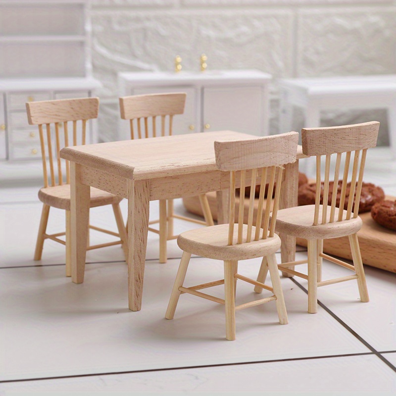 Cuisine de maison de poupée Cuisine miniature à l'échelle 1:12 Blanc  Meubles de salle à manger et de cuisine miniatures -  France