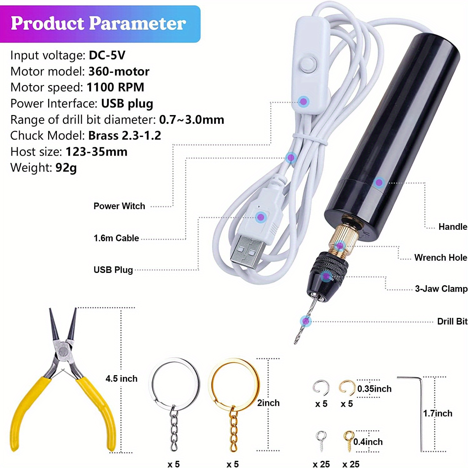 Micro electric deals hand drill