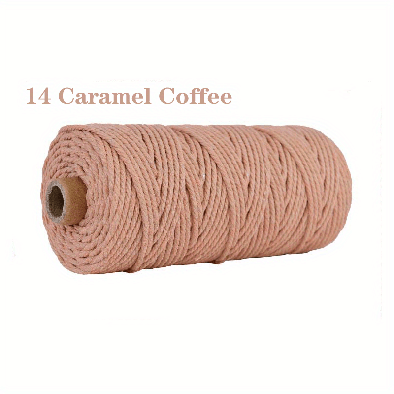 110yards 100% Cotton Macrame Cord Colorful Handmade Diy - Temu Canada
