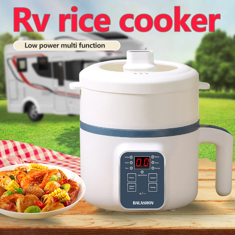 Mini Rice Cooker Non-stick Pan Single/Double Layer Rice Cooker for Rice  Cooking,Stir-fry,Steamed Egg Multifunctional Rice Cooker