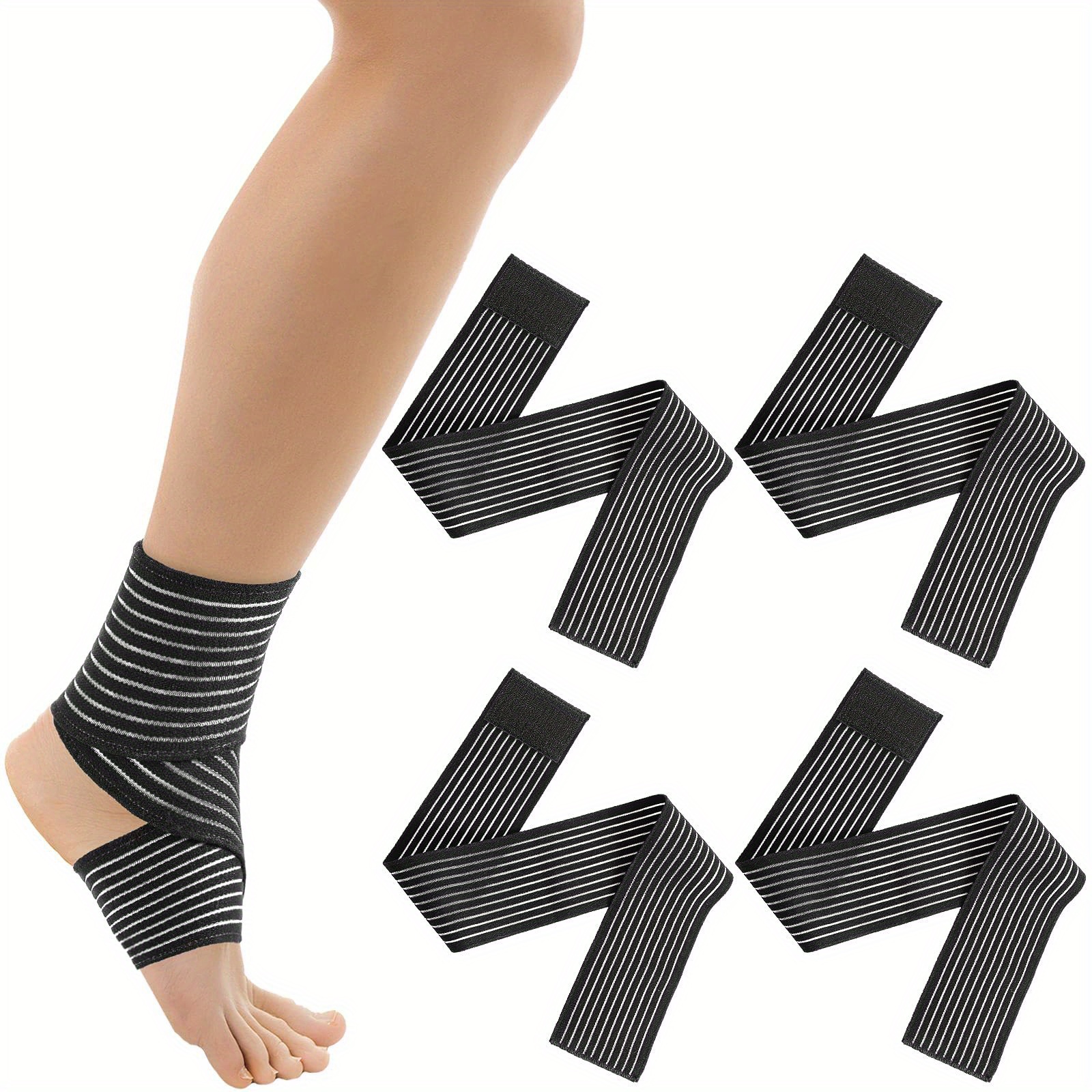 Elastic Calf Compression Bandage Leg Compression Sleeve Men - Temu