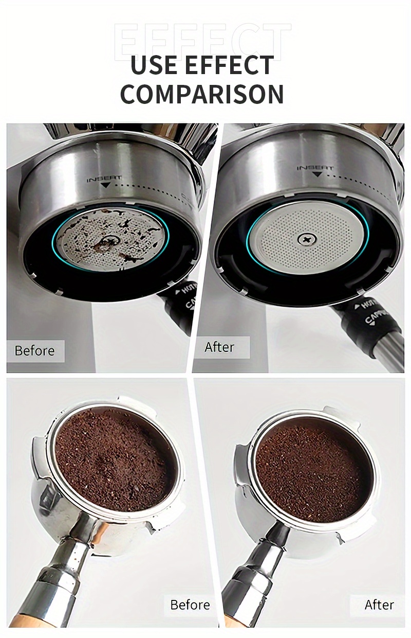 1pc espresso   screen heat resistant   steel 51mm 53 5mm 58 5mm diameter reusable coffee accessories for   machine 51mm 54mm 58mm portafilter details 7