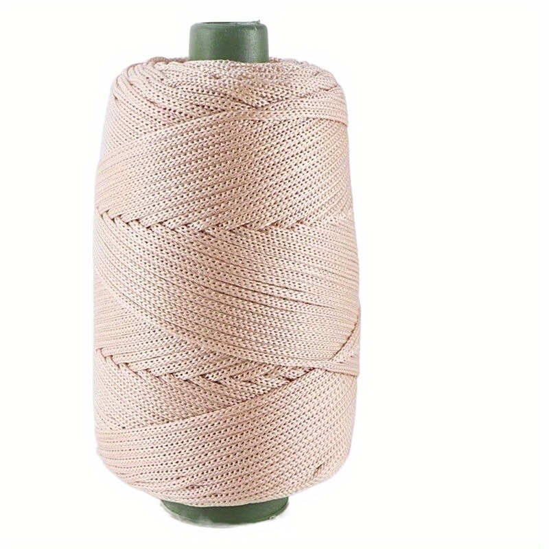 1pc Hollow Ice Silk Hook Thread Yarn Trapillo Para Tejer Crochet Diy Raffia  Yarn Lace Thread Alison Mae Laine Macrame Cord 1mm