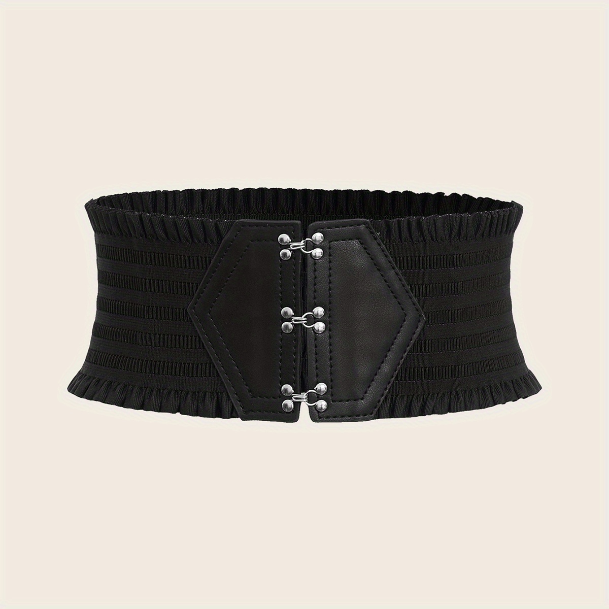 Women's Casual Lace Elastic Waist Cincher Versatile Dress Waist Belt