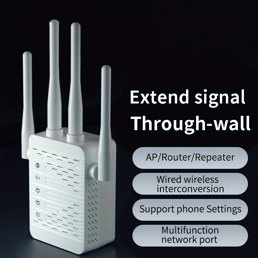 1pc 300mbps 4pcs 3dbi antenna wireless wifi repeater with 2 10 100mbps lan port details 1